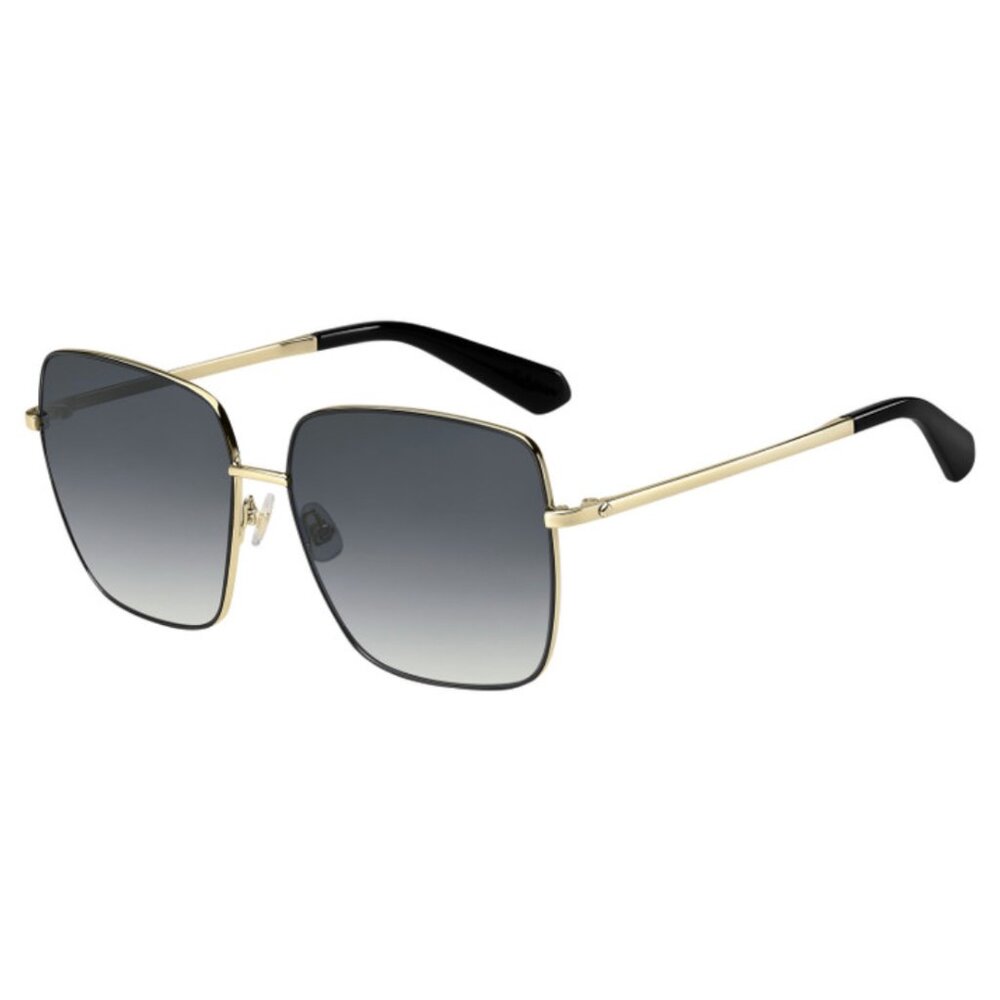 Kate Spade FENTON/G/S 807 Womens Sunglasses Gold Black/Grey Blue Gradient 60mm